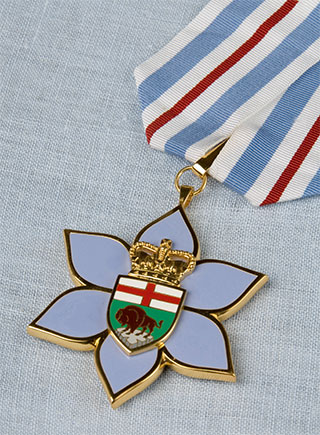 The Order of Manitoba. PHOTO: Office of the Lieutenant Governor of Manitoba Web site