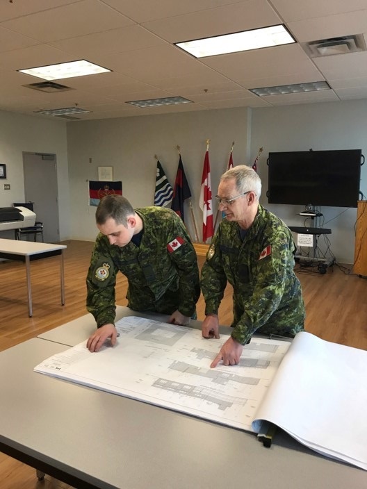 On any given day in the plumbing and heating shop at 192 Construction Engineering Flight, an RCAF Reserve unit located at Aldergrove, B.C., part of 19 Wing Comox, you might see Aviator Mathieu Pelletier and his father, Sergeant René Pelletier, working side-by-side. PHOTO: RCAF 2021