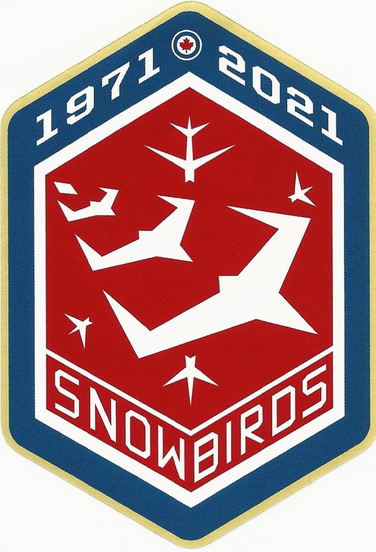 The logo celebrating the Snowbirds’ 50th season. 

PHOTO: RCAF – Snowbirds, 2021